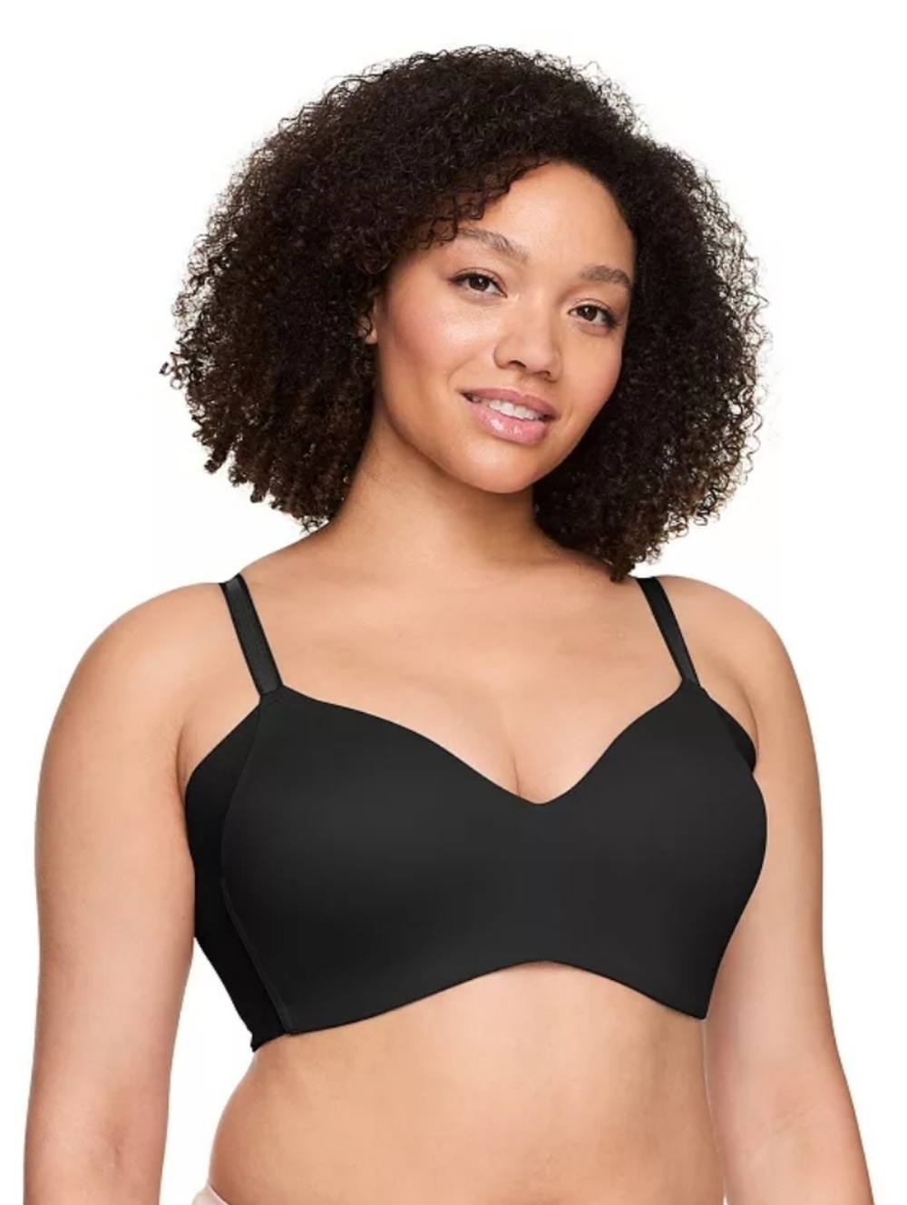 Warners Black Wireless Lift Cup Bra Size 2X NWT